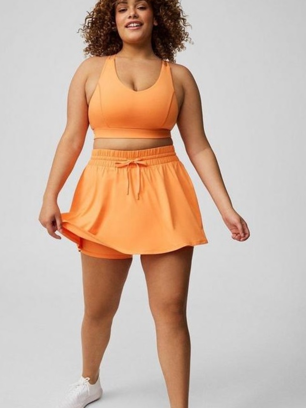 Torrid Orange Everyday Active Skirt with Shorts NWT